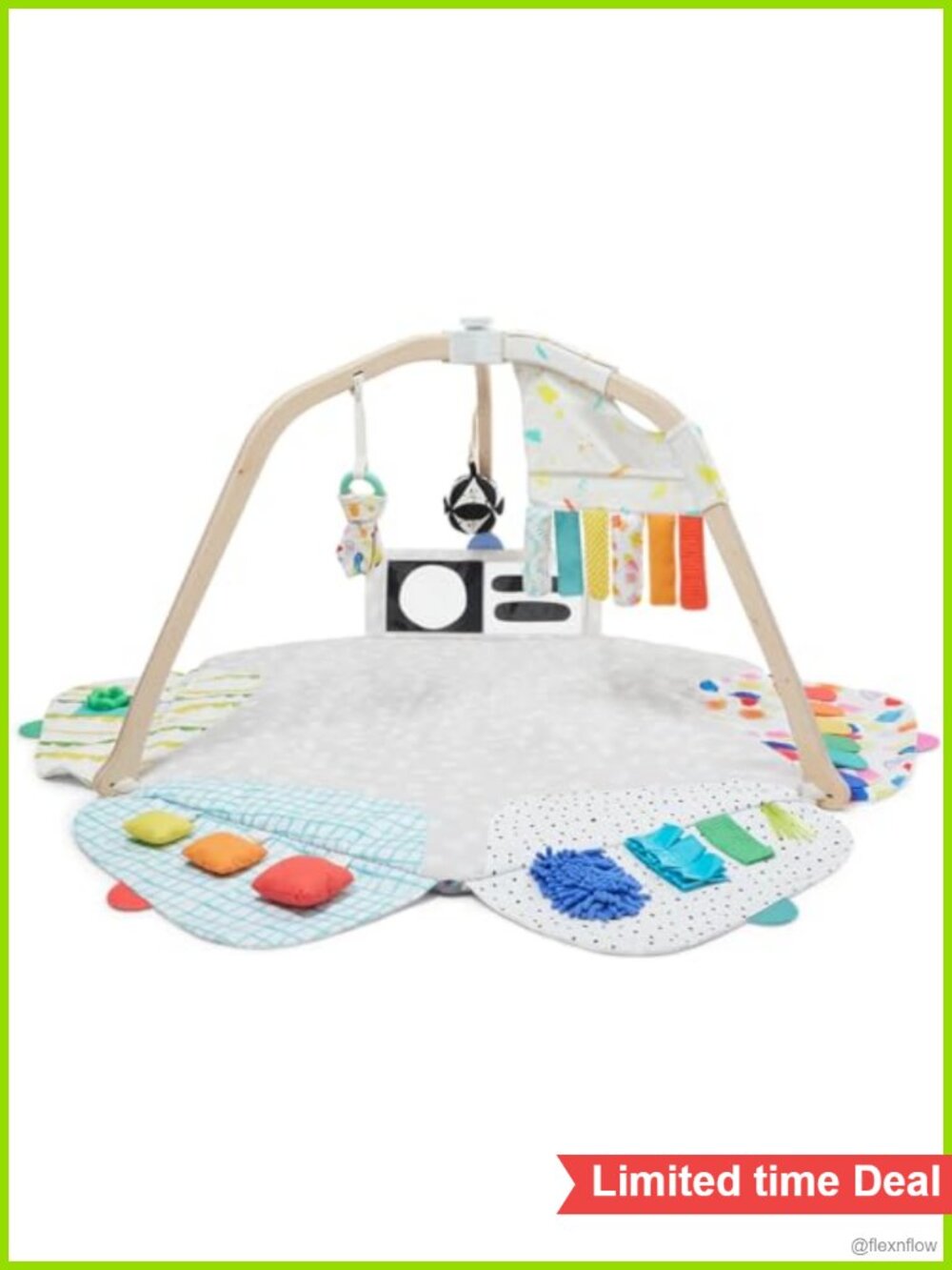 Lovevery Play Gym with Sensory Strands Baby Activity Mat Developmental Zones